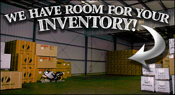 We Have Room for Your Inventory